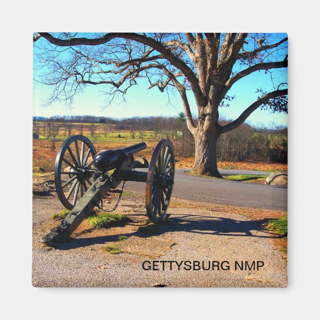 CANNON AND WITNESS TREE AT DEVILS DEN MAGNET (Front)
