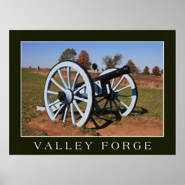 Cannon at Valley Forge Poster (Front)