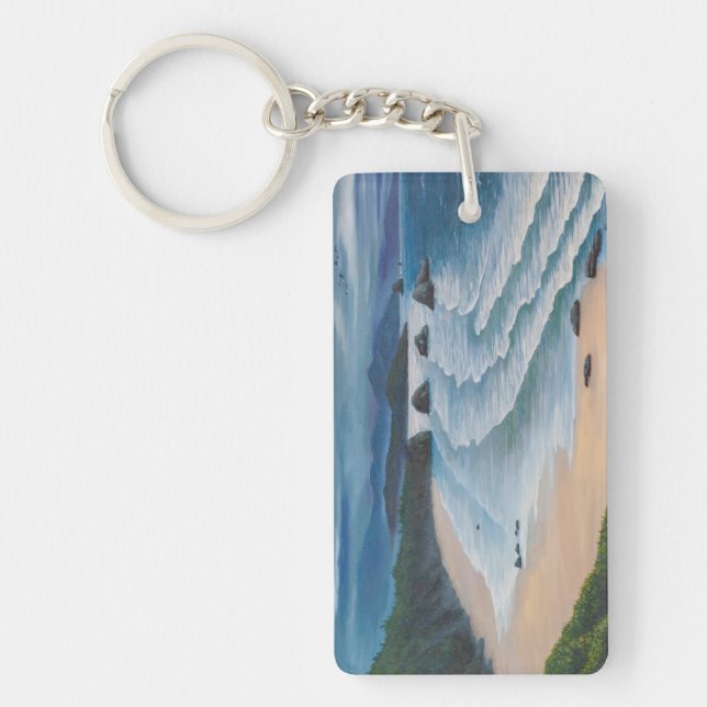 Cannon Beach Keychain (Front)