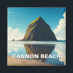 Cannon Beach Oregon Magnet<br><div class="desc">Cannon Beach, a charming coastal town nestled on the Oregon Coast, is renowned for its dramatic scenery, pristine beaches, and artistic heritage. The town is home to Haystack Rock, a towering sea stack that is a popular landmark for tourists and photographers. Cannon Beach is also a haven for art lovers,...</div>