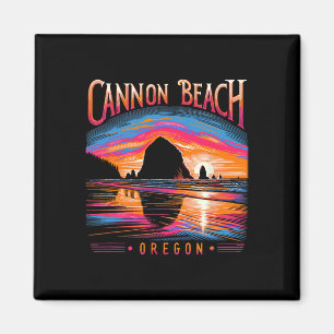 Cannon Beach Oregon Travel Summer Family Vacation  Magnet