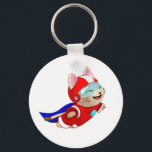 Cannon Cat Gear! Keychain<br><div class="desc">Have a Cannon Cat fan in your life?  Give them some awesome Cannon Cat gear!</div>