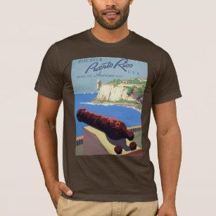 Cannon El Morro Fortress Puerto Rico Caribbean Sea T-Shirt