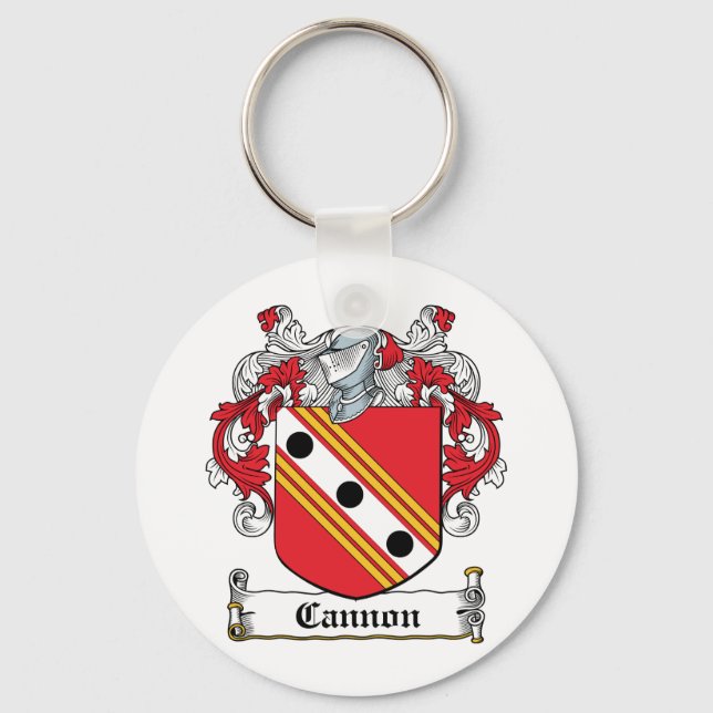 Cannon Family Crest Keychain (Front)
