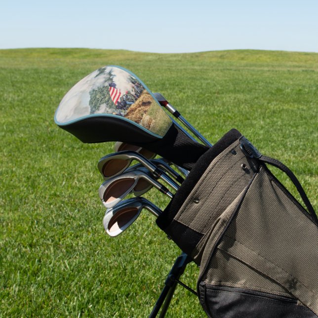 Cannon Fire Golf Head Cover (In Situ)