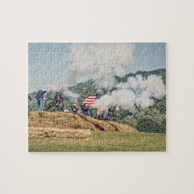 Cannon Fire Jigsaw Puzzle (Horizontal)