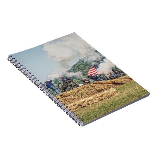 Cannon Fire Notebook (Right Side)