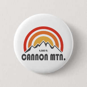 Cannon Mountain New Hampshire 2 Inch Round Button