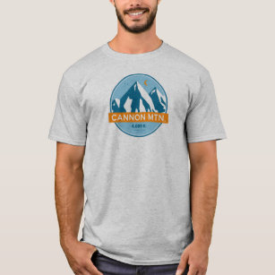 Cannon Mountain New Hampshire Stars Moon T-Shirt