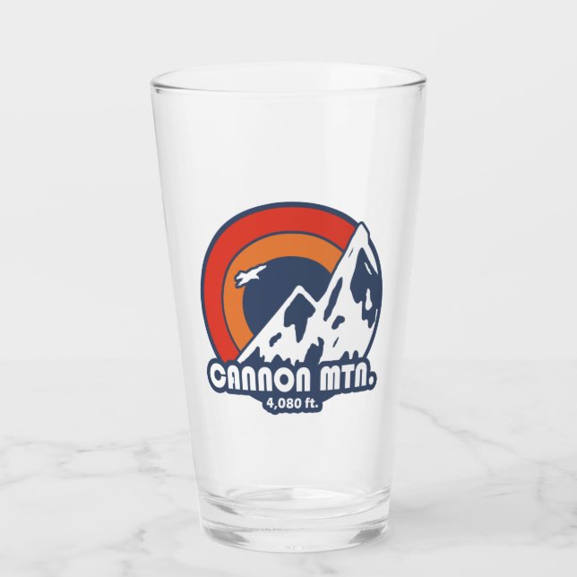 Cannon Mountain New Hampshire Sun Eagle Glass (Front)