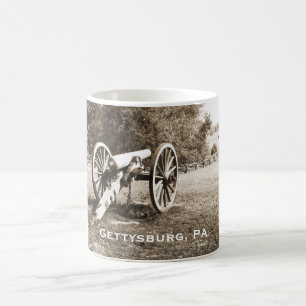 cannon on the Gettysburg Battlefield Coffee Mug