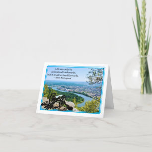 Cannon Overlooking River NoteCard2 Card