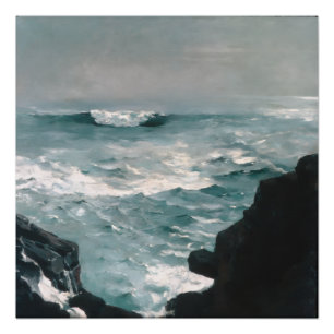 Cannon Rock (1895) Oil On Canvas Poster