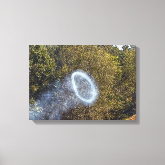 Cannon Smoke Ring Canvas Print (Front)