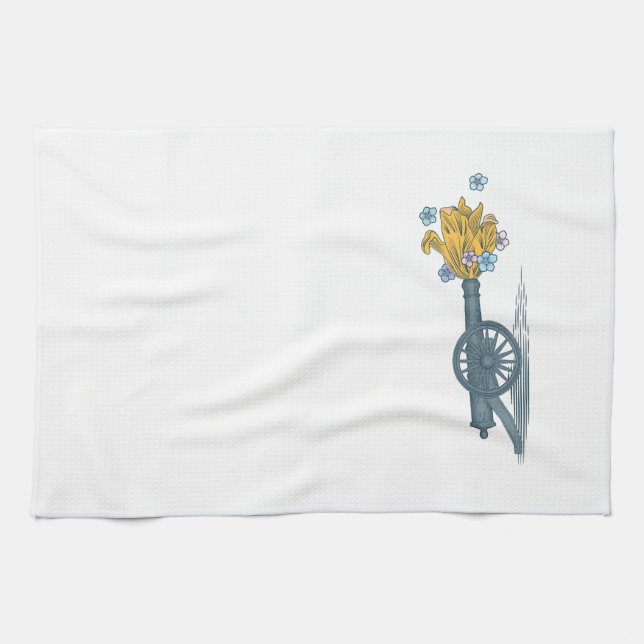 Cannon Tea Time Kitchen Towel (Horizontal)