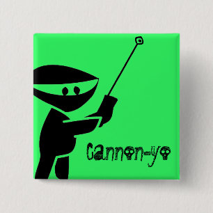 Cannon-yo 2 Inch Square Button