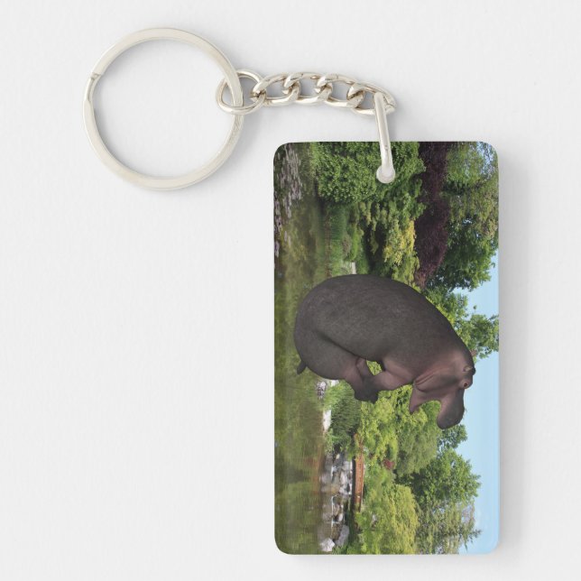 Cannonball Hippo Keychain (Front)