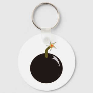 Cannonball Round Shot Bomb Cannon Ball Pirate Keychain