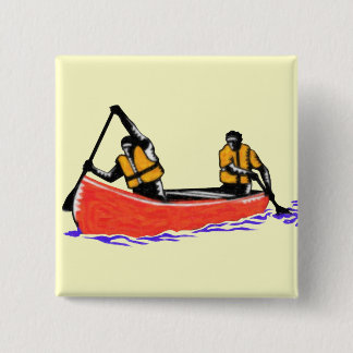 Canoe 2 Inch Square Button