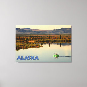 Canoe Alaska Canvas Print