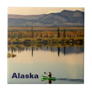 Canoe Alaska Tile