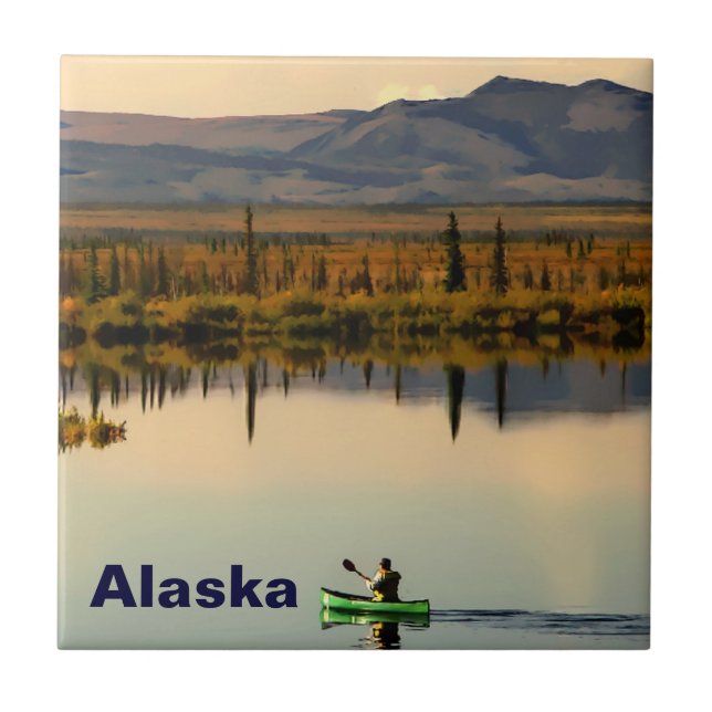 Canoe Alaska Tile (Front)