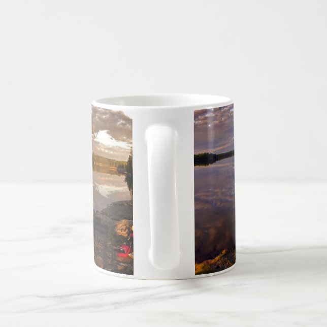 Canoe and Boundary Waters Coffee Mug (Handle)
