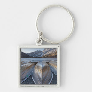 Canoe At The Lake Keychain