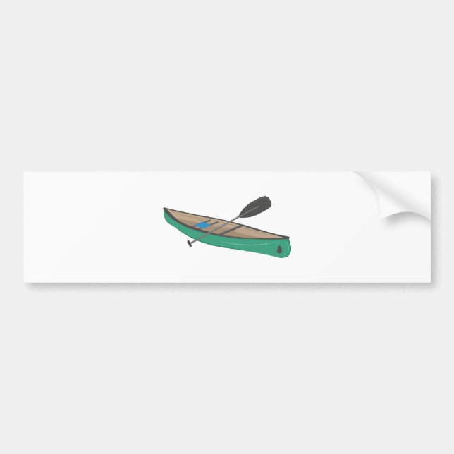 Canoe Bumper Sticker (Front)