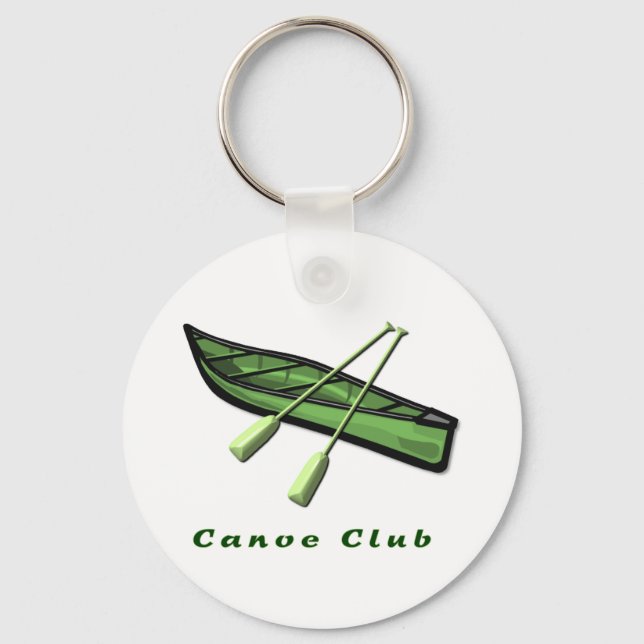 Canoe Club Design Keychain (Front)