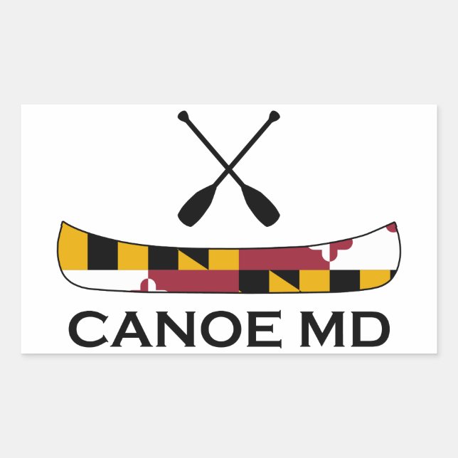 Canoe Maryland Sticker (Front)