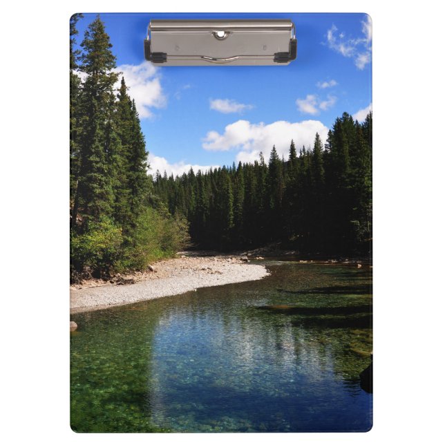 Canoe Meadows Kananaskis Canada Photo Clipboard (Front)
