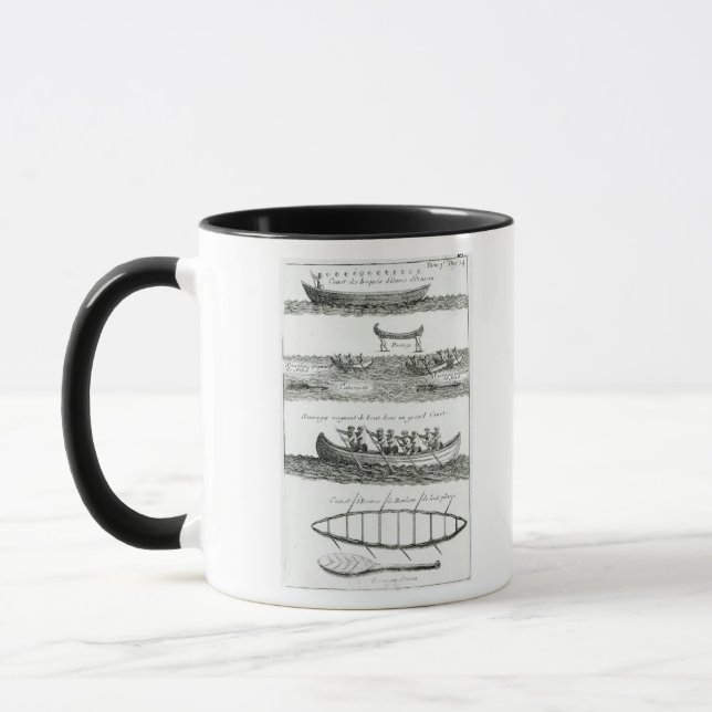 Canoe of the Iroquois Mug (Left)