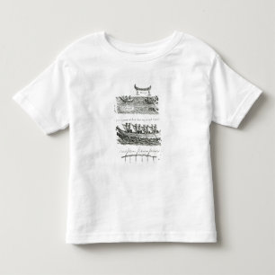 Canoe of the Iroquois Toddler T-shirt