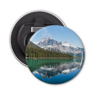 Canoe on famous Emerald Lake - Yoho NP, Canada Bottle Opener