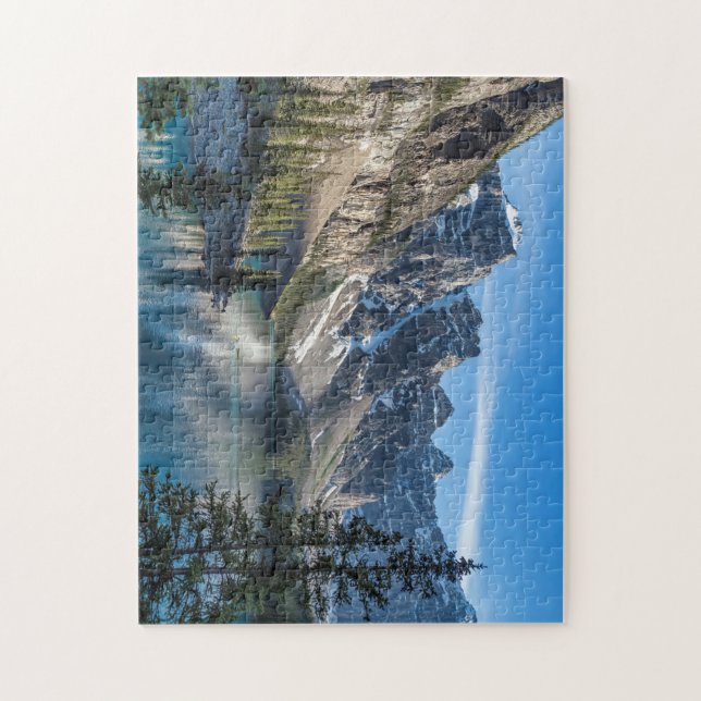 Canoe on Moraine Lake Jigsaw Puzzle (Vertical)
