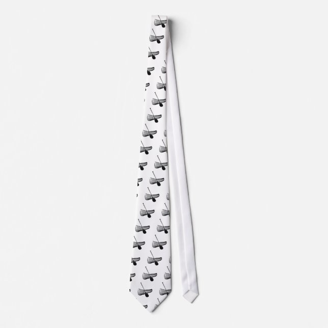 Canoe & Paddle Tie (Front)
