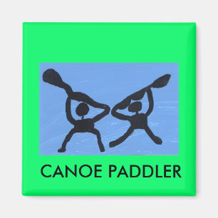 CANOE PADDLER MAGNET