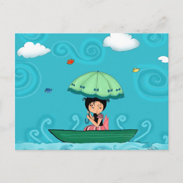 canoe postcard (Front)