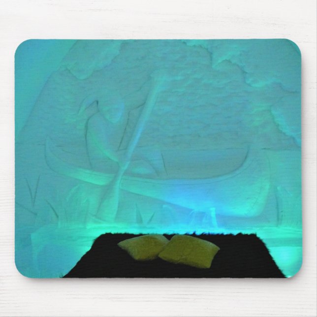 Canoe Room at Hotel de Glace, Quebec, Canada Mouse Pad (Front)