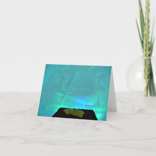 Canoe Room at Hotel de Glace, Quebec, Canada Thank You Card