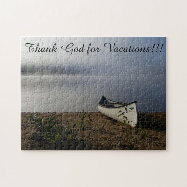 Canoe Vacation Jigsaw Puzzle (Horizontal)