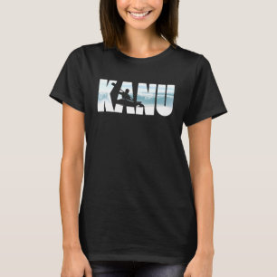 Canoe Vintage Waves Water Sports T-Shirt