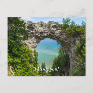 Canoeing At Arch Rock Postcard