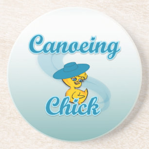 Canoeing Chick #3 Coaster