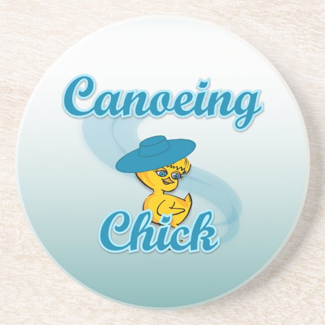 Canoeing  Chick #3 Coaster (Front)