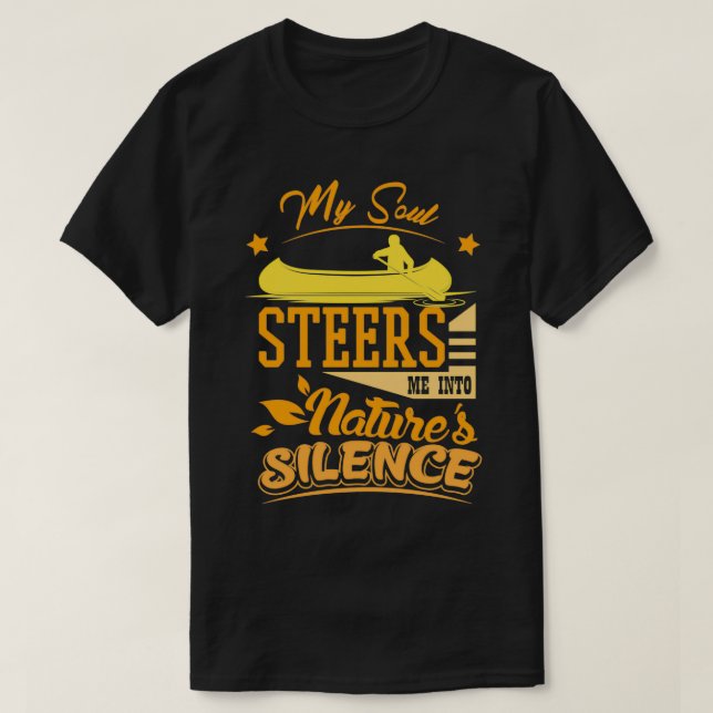 Canoeing Gift T-Shirt (Design Front)