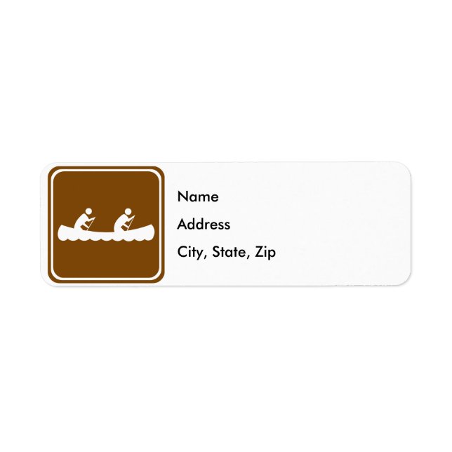 Canoeing Highway Sign (Front)