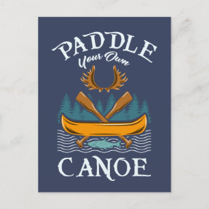 Canoeing Kayaking Gift Postcard