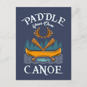 Canoeing Kayaking Gift Postcard